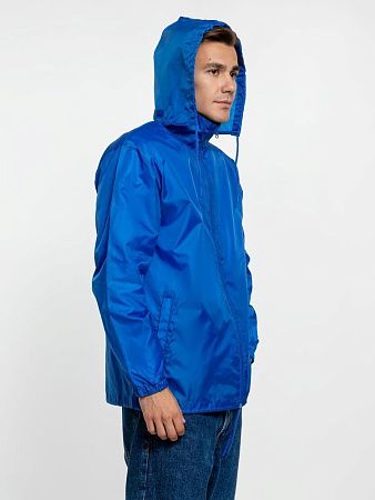 Ветровка унисекс Shift, ярко-синяя, размер XS