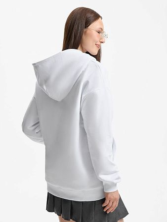 Толстовка унисекс оверсайз Sartoro, белая, размер XL/2XL