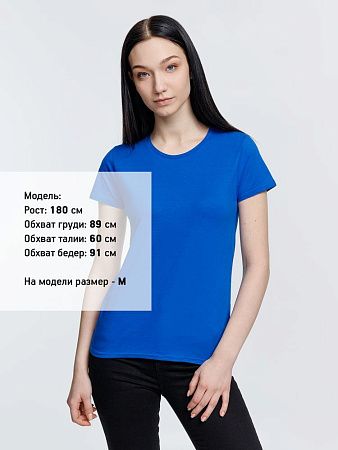 Футболка женская Crusader Women, ярко-синяя, размер S