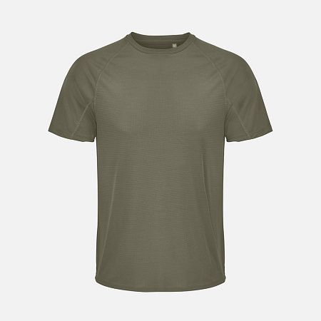 Футболка спортивная унисекс Vortex, темный хаки, размер XXL