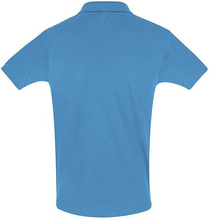 Рубашка поло мужская Perfect Men 180 бирюзовая, размер L