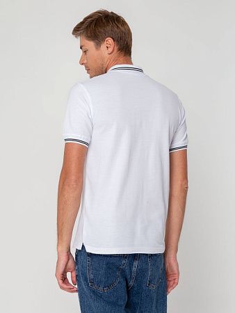 Рубашка поло Virma Stripes, белая, размер S