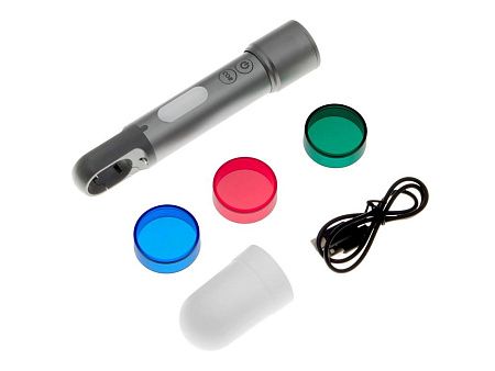 Фонарь аккумуляторный с регулируемым фокусом «Vortez», 9 режимов, 650 Лм