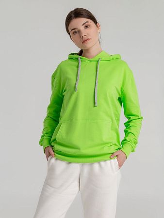 Толстовка с капюшоном Unit Kirenga, зеленое яблоко, размер XL