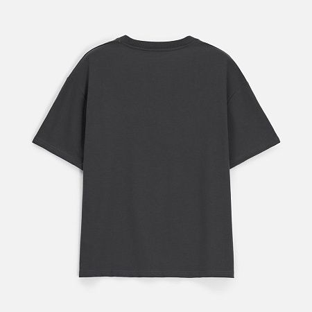 Футболка унисекс Durington, темно-серая (графит), размер M/L