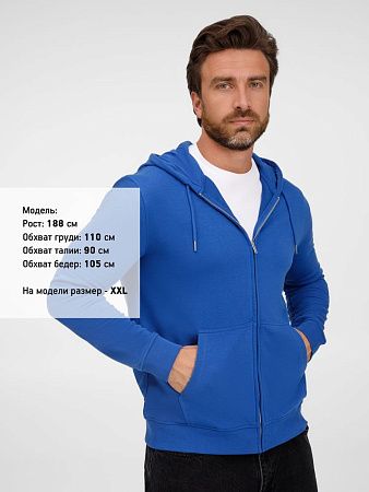 Толстовка унисекс Calipso, ярко-синяя (royal), размер S