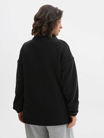 Куртка флисовая унисекс Nebo, черная, размер L