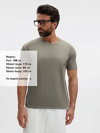 Футболка унисекс Regent 150, серая (стальная), размер S