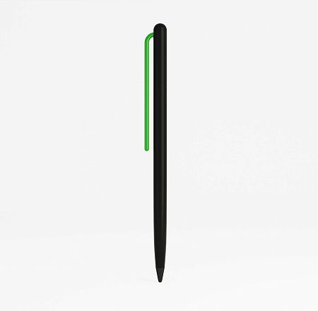 Карандаш GrafeeX с зеленым клипом в чехле