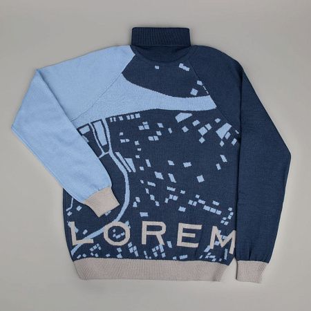 Джемпер на заказ Tricksy Net Reglan, полушерсть, размер L