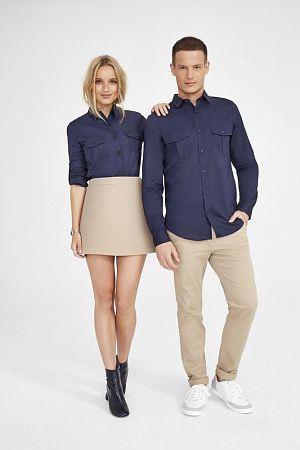 Рубашка женская Burma Women, темно-синяя, размер XS