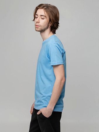 Футболка унисекс T-bolka 140, голубая, размер XXL