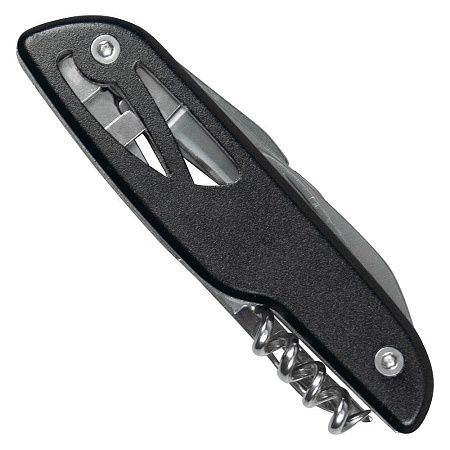 Набор подарочный Solution Superior Trio (Фонарь телескопический Tools Flashlight, рулетка Tools Master, 3 метра, нож складной многофункциональный Tools Driver, 7 в 1) черный