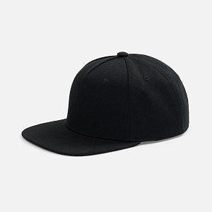 Бейсболка Epicore с прямым козырьком, черная