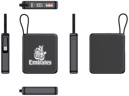 Внешний аккумулятор с подсветкой лого «Nex», 5000 мАч