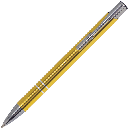 Ручка шариковая, COSMO HEAVY Requis, металлическая, золотистая/серебристая
