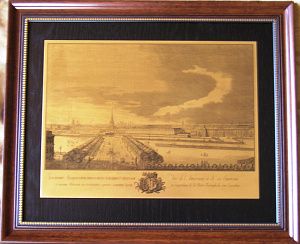 Гравюра "Вид Адмиралтейства 1"