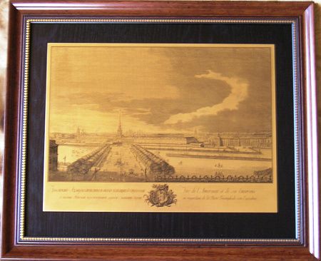 Гравюра "Вид Адмиралтейства 1"