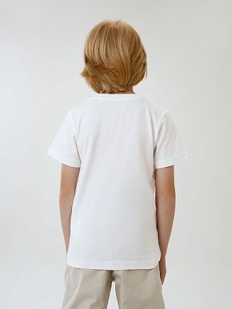 Футболка детская T-Bolka Kids, белая (белоснежная), размер 10 лет (130-140 см)