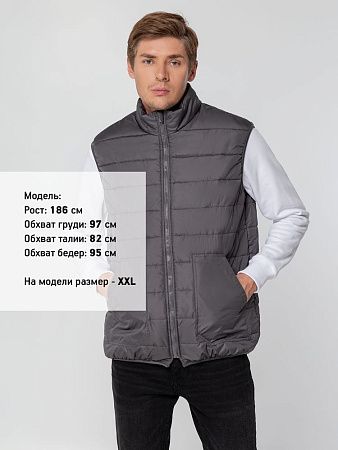 Жилет Leven, темно-серый (графит), размер XS