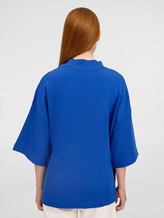 Футболка оверсайз унисекс T9, синяя, размер XL/2XL