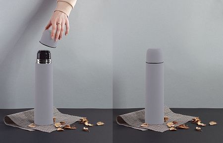 Термос "Родос", покрытие soft touch, 1 л.