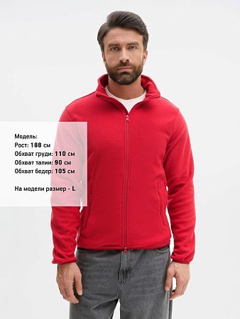 Куртка флисовая унисекс Ben Mac, красная, размер S