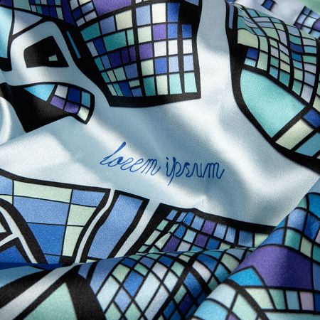 Платок с печатью на заказ ColorSharm, M