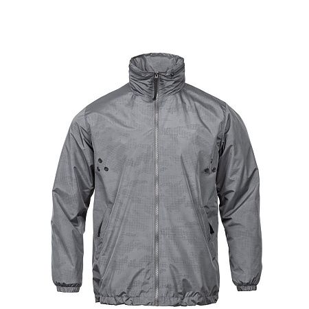 Ветровка светоотражающая Lattvind, серая, размер XXS