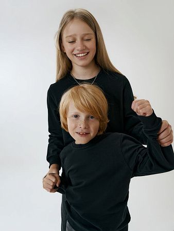 Свитшот детский Toima Kids 2.0, черный, размер 6 лет (106-116 см)