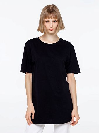 Футболка удлиненная Magnum, черная, размер XS