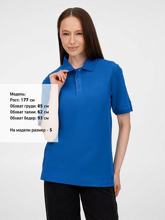 Рубашка поло унисекс Upswing, ярко-синяя, размер S