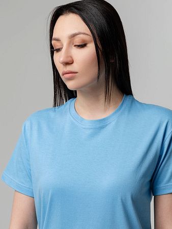 Футболка унисекс T-bolka 140, голубая, размер XXL