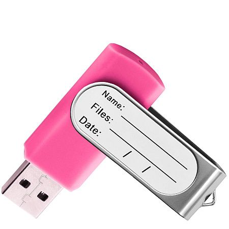 Флешка TWIST STICKER Розовая 4110.10.32ГБ