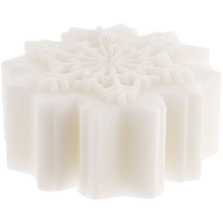 Свеча Snowflame 1, белая, 8 см