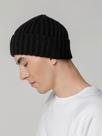 Шапка Uni, молочно-белая