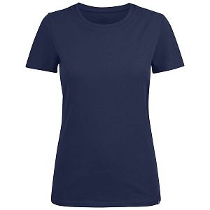 Футболка женская Ladies American U, черная под нанесение