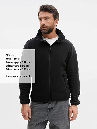 Куртка флисовая унисекс Ben Mac, черная, размер S