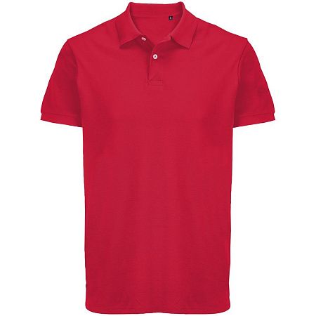 Рубашка поло унисекс Pacific, красная, размер S