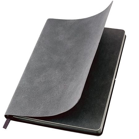 Ежедневник A5 недатированный Massimo в мягком переплёте, серый