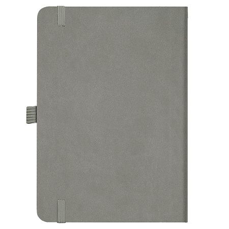 Блокнот Forest  Alfa Polo Latte А5, недатированный, в твердой обложке, с резинкой и петлей для ручки, темно-серый