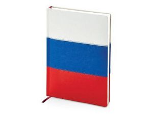 Ежедневник недатированный А5+ «Россия. Флаг»