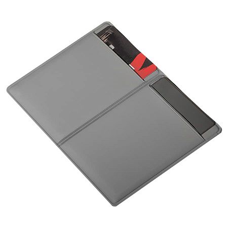 Чехол для автодокументов Simply, серый, 9.3 х 12.8 см, PU