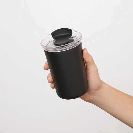 Термокружка вакуумная Страда (Strada), черная