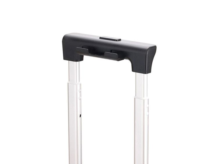 Чемодан «БАЙКАЛ», 37 л, цвет: серый