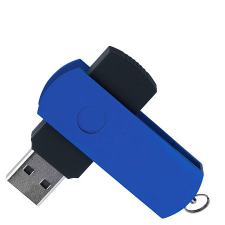 Флешка ELEGANCE COLOR Черная с синим 4026.08.01.16ГБ