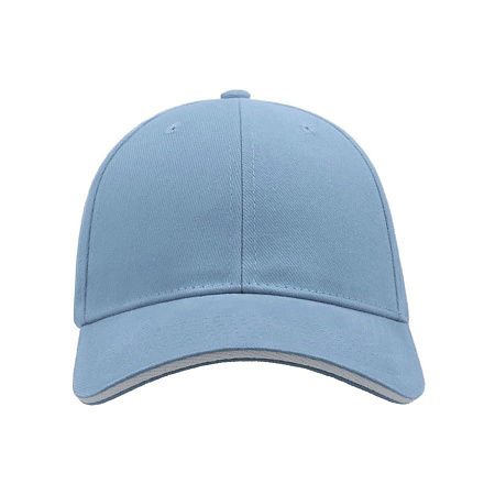 Бейсболка LIBERTY SANDWICH, 6 клиньев, сэндвич, металлическая  застежка