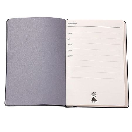 Ежедневник A5 недатированный Stefano в мягком переплёте, черный