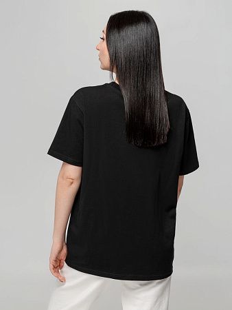 Футболка унисекс оверсайз Street Vibes, черная, размер XS/S