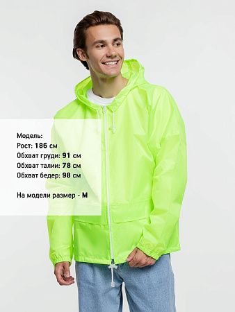 Ветровка Kivach Promo, желтый неон, размер XL